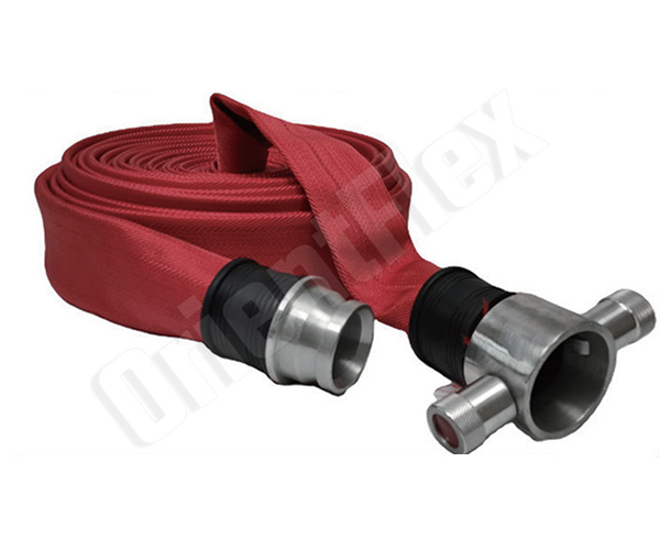 red Single Jacket Fire Hose