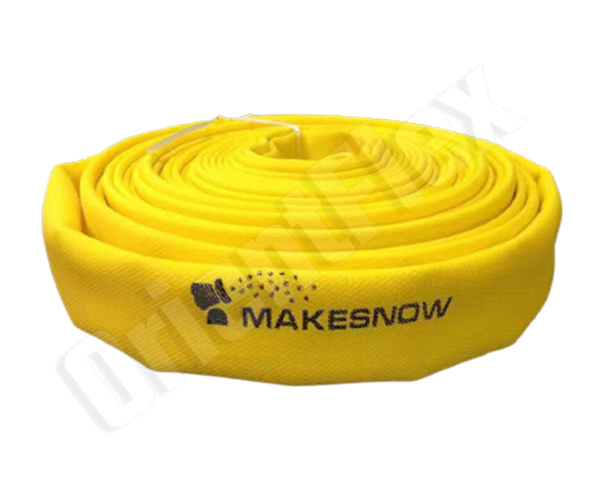yellow snowmaking hose
